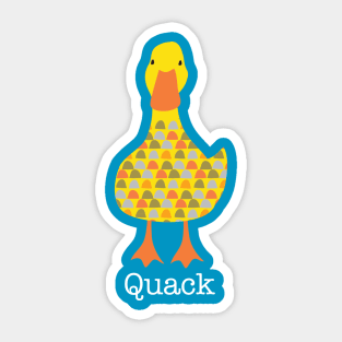 Quack Sticker